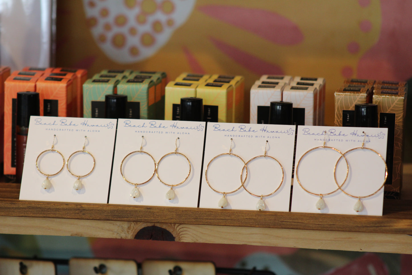 Pikake Hoop Earrings