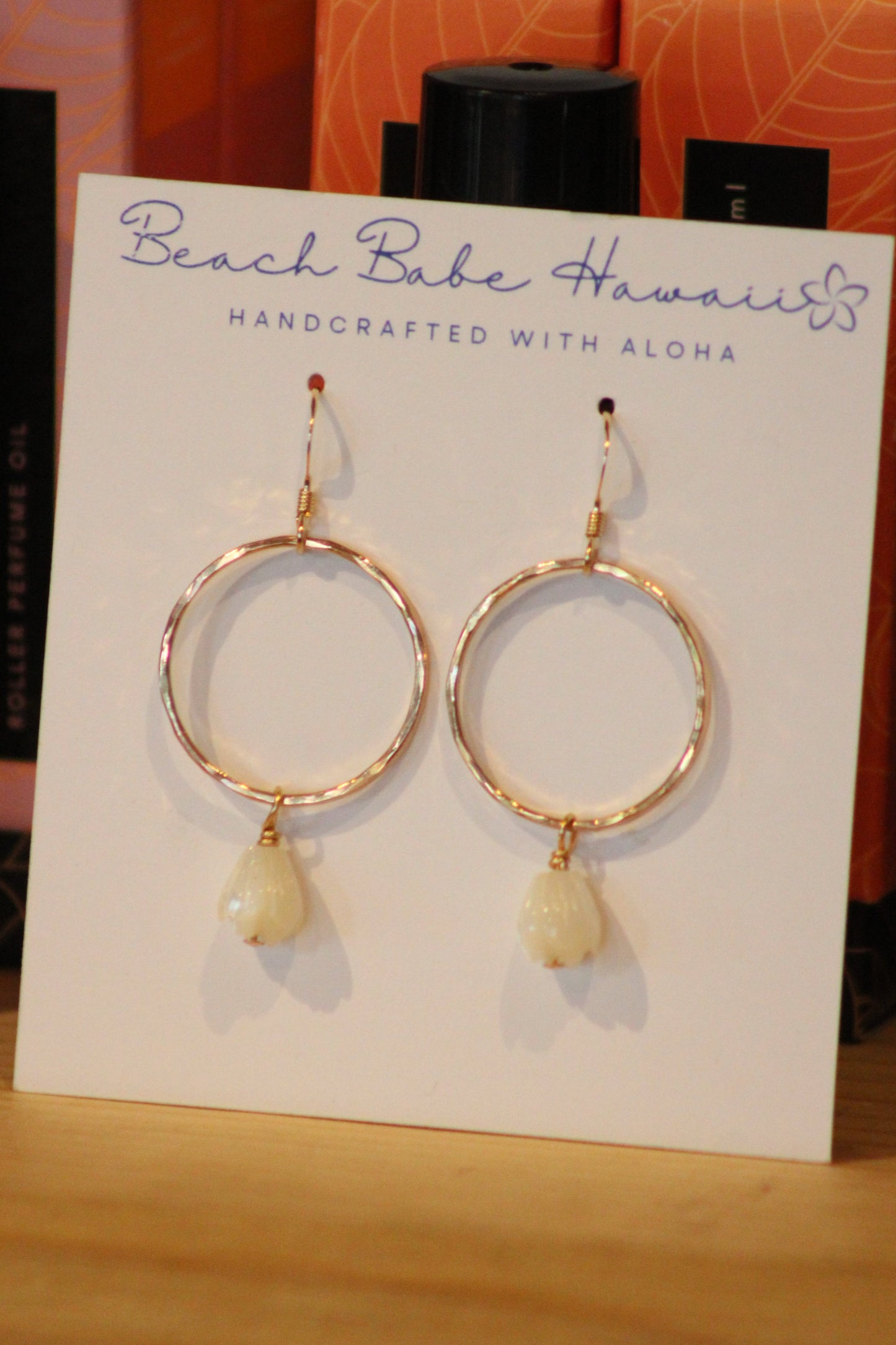 Pikake Hoop Earrings