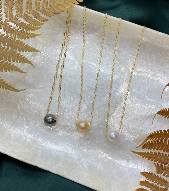 Floating Pearl Necklaces